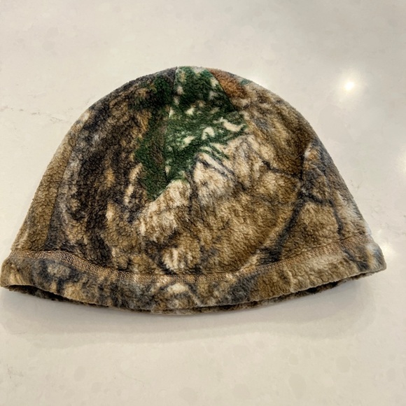 Other - Woodland Camouflage Skull-Cap Hat in Brown and Green